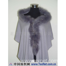 北京兰星服装有限公司 -狐狸毛羊绒披巾
